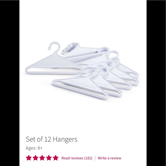 american doll hangers